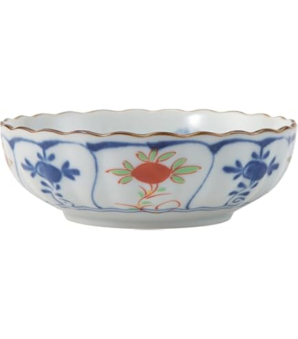 Amazon.co.jp: 京焼 清水焼 5寸鉢 嘉峰窯 ペア 花睦み bka611 : ホーム